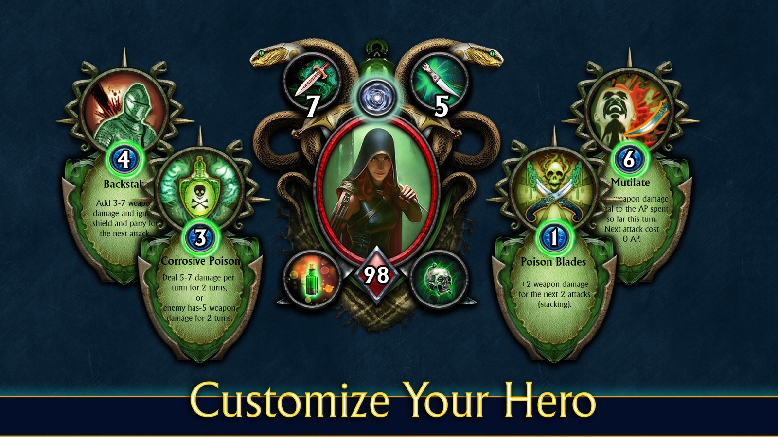 Customising a hero's equipment